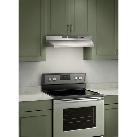 under cabinet range hood 30 stainless steel standard appliance|lowe's range hoods 30 inch under cabinet.